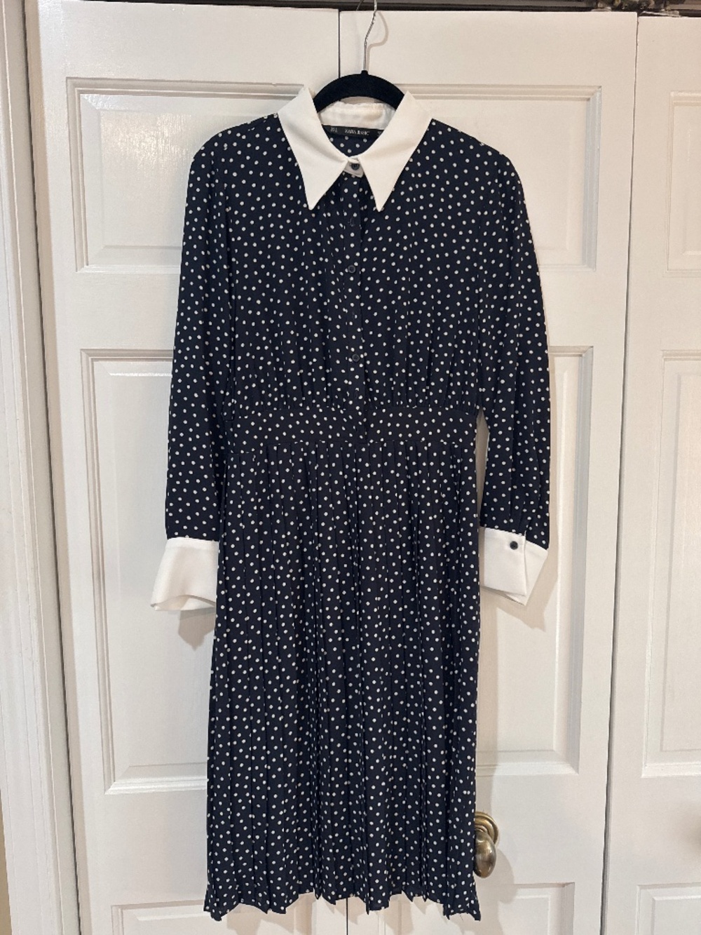 Zara polka dot dress